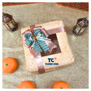 CESTAS DE BAMBÚ ecológicas y sostenibles para distribuidores, cestas de bambú únicas funcionales para RAMADAN, accesorios elegantes para el hogar - Product Image 1