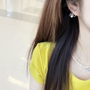 Pendientes de Perlas de Agua Dulce con Nudo de Mariposa, Estilo Fresco y Lujoso, Diseño Simple y Versátil - Product Image 4