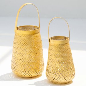 Linternas decorativas al por mayor, linternas de bambú natural para bodas, eventos, decoración de jardines al aire libre - Product Image 3