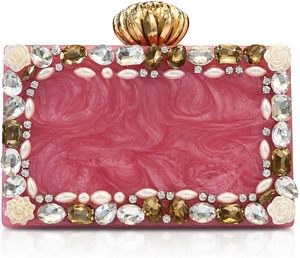 กระเป๋าคลัทช์เรซิ่นงานฝีมือพรีเมียมรุ่นใหม่ปี 2026 สำหรับแฟชั่นหรูหรา ดีไซน์ทันสมัย เหมาะสำหรับโอกาสพิเศษและงานปาร์ตี้ - Product Image 4