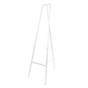 White Metal Painting <b>Easel</b> Stand Adjustable Height Floor Display Rack for Artwork Photo Showcasing Adjustable Height Floor <b>Easel</b> - Product Image 1