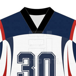 Camiseta de Fútbol de Malla 100% Poliéster, Cuello en V, Manga Corta, Transferencia Térmica, Logotipo Personalizado, Uniforme de Equipo, Venta al Por Mayor, OEM, Juvenil, Hombre, Adulto, Color - Product Image 3