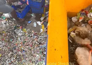 Broyeur de déchets mixtes avec capacité de broyage de 500 kg/h pour applications de déchets RDF/MSW, machines de broyage du plastique - Product Image 3