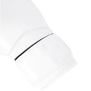 Customized PU Leather Boxing Gloves with Custom Logo Premium Quality Waterproof Adjustable Wrist <b>Strap</b> Training Adults White - Product Image 5