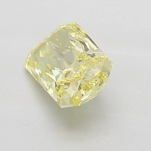 Diamante Radiante Amarillo Intenso de 1.68 Quilates Certificado, Corte EX, Pulido EX, Piedra Suelta VVS2 para Joyería - Product Image 2