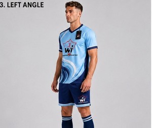 Soccer Uniform Professional <b>Athletic</b> Outfit Matching Soccer Jersey And Shorts Lightweight Breathable Material For Team Sports - Product Image 1