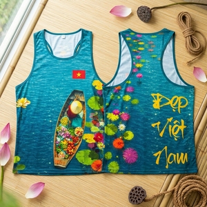 Custom Runner Tank Top OEM ODM Wholesale Quick Dry <b>Running</b> <b>Singlet</b> Manufacturer - Product Image 1