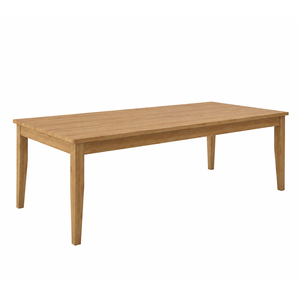 Mesa de Comedor Rectangular Moderna de Teca Sólida Premium al por Mayor, Diseño de Cuatro Patas, Muebles para el Hogar, 4 Plazas, para Hotel o Restaurante - Product Image 1