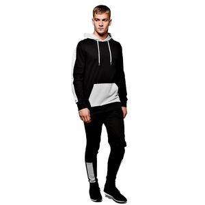 Pull-over, nouveau design, sweat-shirt en molleton doux au toucher, avec capuche et poches zippées pour homme, ensemble confortable en deux pièces - Product Image 1