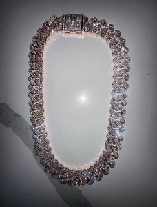 Nuevo Diseño de Pulseras Cuadradas de Oro Amarillo de 10k con Diamantes de Moissanita para Unisex, Pulseras de Moissanita Estilo Hip Hop de la India - Product Image 6