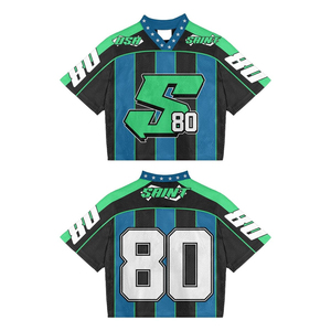 Camiseta Deportiva Corta Negra con Diseño Gótico de Llamas, Número 52 SAINT, Camiseta de Malla con Gráficos, Estilo Urbano Atrevido, Top Atlético, Venta al Por Mayor OEM - Product Image 3