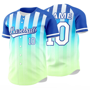Venta Directa de Fábrica, Jersey de Béisbol Personalizado con Etiqueta Privada, Manga Corta, 100% Poliéster, Transpirable, de Secado Rápido, Ropa Deportiva, Servicio OEM - Product Image 1
