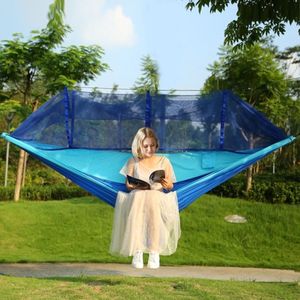 Amaca Portatile in Nylon per Escursioni e Campeggio, Letto Sospeso per un Comodo Relax all'Aperto - Product Image 2