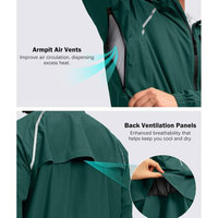 Veste imperméable en toile pour homme, style streetwear, à capuche, avec logo personnalisé sur le devant, manches longues, fabriquée au Pakistan