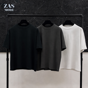 Camiseta de Hombre con Cuello Redondo, Corte Holgado, 330 g/m², Personalizada con su Logotipo, Manga Regular, 100% Algodón, Secado Rápido, Ecológica - Product Image 2