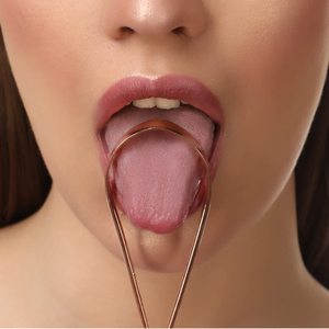 Pure Copper Tongue cleaner Tongue scrapper for oral hygiene at factory price - Product Image 2