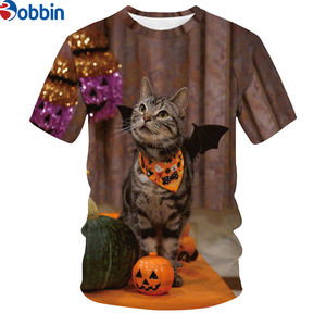 T-shirt pour homme en tissu sublimé, teint en pièce, en spandex/polyester, coupe classique, séchage rapide, col rond, manches courtes, tendance - Product Image 2