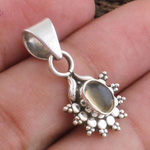 Colgante de Citrino Natural, Collar de Plata de Ley 925, Gema Amarilla Hecha a Mano para Mujer, Piedra de Nacimiento de Noviembre, Venta al por Mayor - Product Image 5