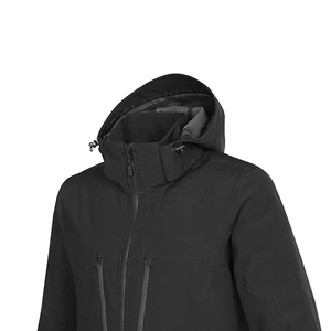 Chaqueta Táctica de Senderismo Resistente al Agua, con Forro Polar, Múltiples Bolsillos, para Caza y Trekking, Color Negro - Product Image 6