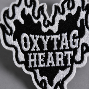 Parche Bordado Oxytag con Diseño de Llama de Corazón, Termoadhesivo, de Tela de Fieltro No Tejida, Decoración Personalizada al por Mayor, Los Mejores Parches con Estilo de Bordado - Product Image 4
