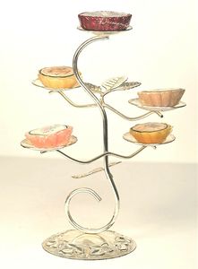 Best Price Modern Luxury Metal & Resin Handmade Votive Holder Tea <b>Light</b> Candle <b>Pillar</b> Home Decor - Product Image 5