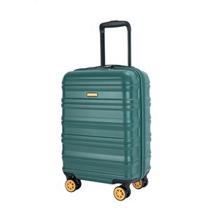 Bagaglio a mano con guscio rigido verde scuro 18.5 \ "omologato TSA borsa adatta alla compagnia aerea - Product Image 2