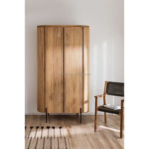 2025กระดานไม้ด้านข้างพร้อมประตูไม้4บานเฟอร์นิเจอร์ไม้อุตสาหกรรมทำด้วยมือสำหรับบ้านห้องนั่งเล่นที่เก็บของในห้องนอน - Product Image 1