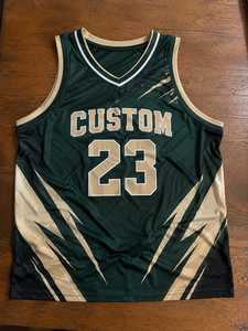 Unisex Basketball Uniform Set-Custom Team Name Digital Print Quick Dry Breathable Sleeveless V-Neck Elastic Waist All Seasons - Product Image 3