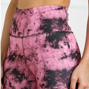 Leggings de sport durables taille haute, doux, sans couture, extensibles, effet ventre plat, respirants, pour yoga, non transparents - Product Image 3