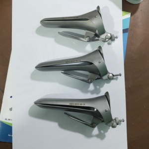 MEDIHEAL SURGICAL CORPORATION Custom Size Stainless Steel Manual <b>Clamp</b> Cusco <b>Vaginal</b> Speculum Class I for Gynecology Examination - Product Image 5