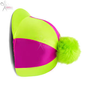 หมวกขี่ม้าสแตนเลสสตีลรูปหัวใจสีชมพูสดแบบกำหนดเองได้ ใช้ซ้ำได้ มีสไตล์ สำหรับวันแข่งม้า - Product Image 2