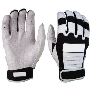 Nuevos Guantes de Béisbol de Cuero Negro con Soporte para Muñeca, Diseño Ligero para Entrenamiento - Guantes de Softbol - Product Image 1