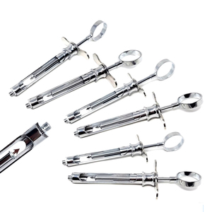 Nouvelle seringue dentaire manuelle en acier inoxydable de qualité supérieure, auto-aspirante, 1,8 CC, certifiée CE, classe I, instruments dentaires - Product Image 1
