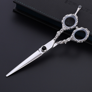 Customized Professional Hair <b>Scissors</b> Set 6 Inch Straight & Thinning <b>Scissors</b> Barber Shears+ Comb + Kits - Product Image 4