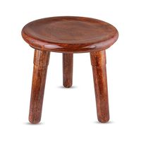 Brauner Langlebiger Holzhocker mit Drei Beinen für Schlafzimmer, Wohnzimmer, Sofa, Küche, Schule, Apartment, Heim-Möbel