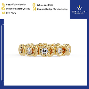 Personalización Posible para Anillos de Diamantes Solitarios de Plata de Ley 925 Hechos a Mano de Alta Calidad con Claridad VVS - Product Image 2