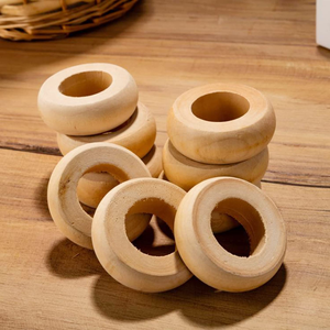 ชุดแหวนรองผ้าเช็ดปากไม้สุดหรูทันสมัย งานฝีมือที่ได้รับความนิยมสูงสุด เป็นมิตรกับสิ่งแวดล้อม ปรับแต่งได้ คุณภาพสูง ราคาประหยัด ดีที่สุด - Product Image 1