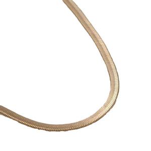 Collar de Cadena de Clavícula de Metal de Alta Gama Europeo-Americano, Estilo Simple y Elegante, Estilo Hueso de Serpiente, Gargantillas Modernas y Distintivas - Product Image 5