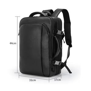 Mochila de Cuero Genuino Premium para Hombre y Mujer, Gran Capacidad, Mochila de Viaje, Bolsa para Portátil Resistente, Mochila Escolar Elegante - Product Image 3