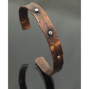 Bracelet en cuivre écologique pour le bien-être et la protection, accessoires de bijoux écologiques - Product Image 6