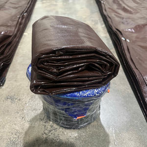 Bâche en vinyle marron robuste, haute durabilité, grande capacité, imperméable, options de couleur et de taille, pour utilisations comme auvent ou pare-soleil - Product Image 3