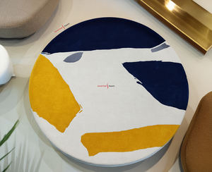 Qualité supérieure personnalisable 3D abstrait haut bas tapis tufté à la main Bhadohi tapis personnalisation complète ensembles de tapis australiens - Product Image 1