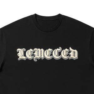 T-shirt uni à impression en relief, graphiques texturés 3D personnalisés, tee-shirt oversize pour homme, vêtements streetwear haut de gamme 100% coton, achat en gros - Product Image 3