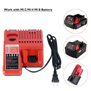 Replacement M12 M18 Rapid Charger For Milwaukee 12V-18V XC Lithium-Ion Power Tools Battery Charger