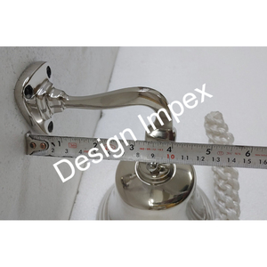 Nautical Ships Bell Wall Hanging Indoor Outdoor Decoration Metal Bells Nickel Plated <b>Hand</b> <b>Casted</b> Door Bell For Home Decor Design - Product Image 2