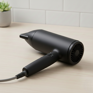 Boîtier de sèche-cheveux en plastique PP personnalisé, poignée, interrupteur, concentrateur, buse, grille avant - Couleur personnalisée et production OEM - Product Image 2