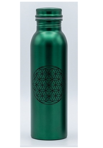 Botellas de cobre con acabado verde, diseño de botella de metal de cobre, a precio de mayoreo. - Product Image 1