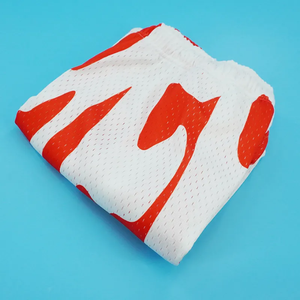 Shorts mi-cuisses pour hommes style urbain 100% maille sublimée, confortables avec taille élastique, impression par sublimation personnalisée - Product Image 3