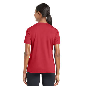 Camiseta de Manga Corta con Cuello en V para Mujer, Logotipo Personalizado, Colores y Tallas Personalizadas de Alta Calidad, Precio al por Mayor, Transpirable - Product Image 2