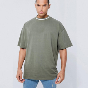 T-shirt Homme en Coton de Haute Qualité 300 g/m², T-shirt à Manches Courtes en Coton Lourd Filé Ring-Spun avec Poche, T-shirt pour Homme - Product Image 6